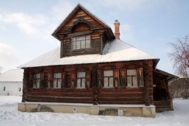 House covered in snow