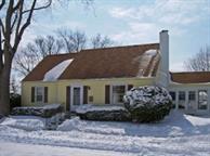 House covered in snow