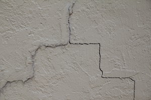 Cracks in sheetrock of house